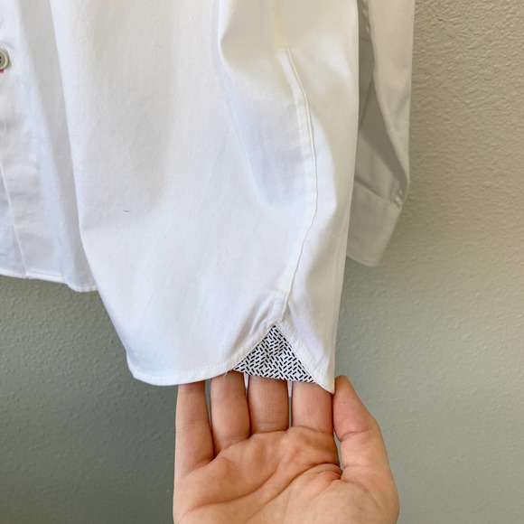 Ted Baker London Crazee White Button Down Shirt 7 - Picture 7 of 15